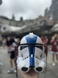Disney Parks 2025 Star Wars Salvaged Clone Trooper Helmet Popcorn Bucket in Hand - Picture 1 of 1