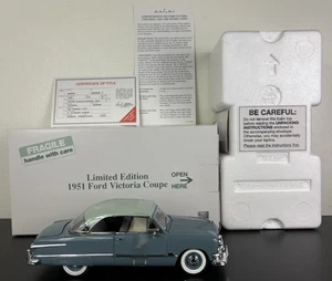Danbury Mint 1:24 1951 Ford Victoria Coupe Limited Edition - READ - Picture 1 of 20