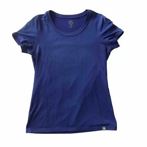 REI Co-op Womens Short Sleeve Active T-Shirt Top Athletic Outdoor Blue Purple XS - Picture 1 of 6