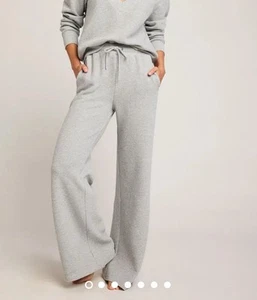 Negative Waffelstrick Trainingshose Large Thermo Neu mit Etikett Neu mit Etikett Grau Damen - Bild 1 von 9