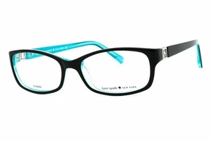 KATE SPADE REGINE US DH4 Eyeglasses Black Aqua Frame 52mm - Picture 1 of 4