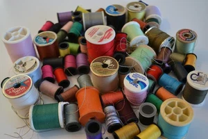 Sewing Threads Assorted Lot of 80 - Picture 1 of 3