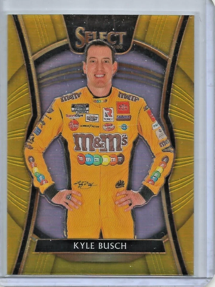 Kyle Busch 2020 Panini Select Gold Prizm #10/10 - Image 1 of 1