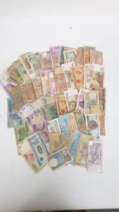 Weltbanknoten Sammlung Lot gemischt Fremdwährungsscheine alt Vintage - Bild 1 von 10