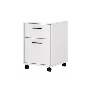 Key West 2 Drawer Mobile File Cabinet, Rolling File Cabinet for Home Office - Picture 1 of 8