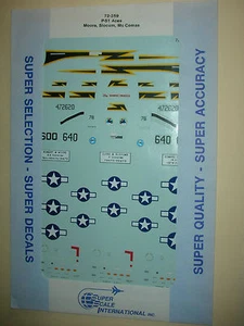 Calcomanía Super Scale 72-259 P-51 Ases Moore, Slocum, Mc Comas (S 3) - Imagen 1 de 1