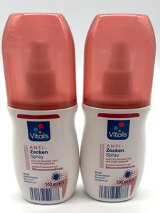 Vitalis 2er Set Anti Zecken Spray Kinder Erwachsene je 100ml Urlaub Sommer Neu - Bild 1 von 1