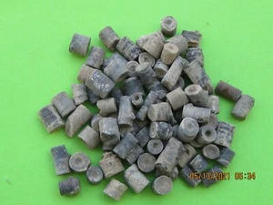 LOTE AL POR MAYOR DE 100 TALLOS CRINOIDES FÓSILES - Imagen 1 de 3