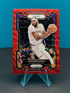 ANTHONY DAVIS 2023 Panini Prizm Red Wave Prizm LAKERS #94 - Picture 1 of 2