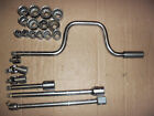 KING DICK TOOLS; SPEED BRACE 1/2 SQUARE & EXTENSIONS & UNIVERSAL JOINT & SOCKETS