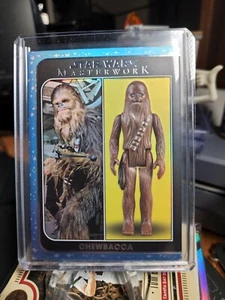 2021 TOPPS STAR WARS MASTERWORK OUT OF THE BOX OTB-9 CHEWBACCA RAINBOW /299 - Picture 1 of 2