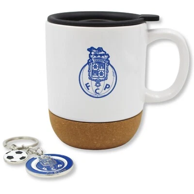 Officially Licensed Porto Travel Mug with Removable Cork Bottom and Keychain Set - Image 1 of 4