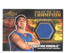 WWE Taka Michinoku 2001 Fleer Championship Clash Event Worn Shirt Relic Card WWF