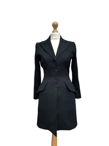Thierry Mugler Vintage Sculptural Wool Coat Size 36 / S – Made in France - Picture 1 of 6