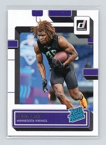 2022 Panini Donruss - Rated Rookie #363 Lewis Cine (RC) - Minnesota Vikings - Picture 1 of 2