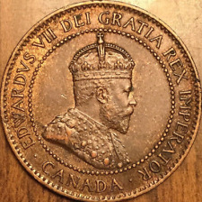 1904 Canada Large cent penny 1 cent coin - Excellent example!