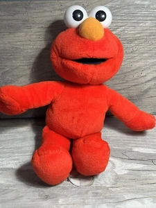 Peluche Fisher-Price Elmo 2001 11" ojos duros brazos fuera Plaza Sésamo - Imagen 1 de 7