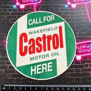 Vinyl Printed Car Vehicle Sticker, Tool Box ,Custom,Vintage Castrol Rusty - Picture 1 of 3