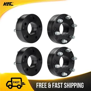 4x 2" Wheel Spacers Adapters 5x5 to 6x5.5 For Chevy 5 Lug adapter 6 Lug Wheels - Picture 1 of 15