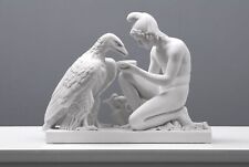 Adlerstatue mit Ganymed (Cupbearer) – HERGESTELLT IN EUROPA (26 cm)