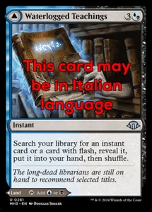 MTG 4x WATERLOGGED TEACHINGS EXC - INSEGNAMENTI SOMMERSI 261 - MH3 - MAGIC - Picture 1 of 1