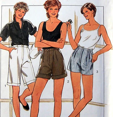 * Vintage 4114 Misses Shorts  Pattern sz 8-12 1983 UNCUT  - Image 1 of 3