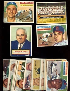 1956 Topps Baseball Card Lot Starter Set 38 Different VGEX/EXMT - Picture 1 of 1