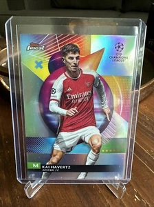 2023/24 Topps Finest UEFA Club Comp KAI HAVERTZ REFRACTOR ARSENAL #52 - Picture 1 of 2