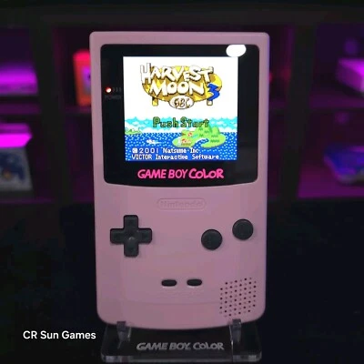 Consola Gameboy Color Rosa Pantalla Táctil OLED GBC Game Boy Foto 1 de 4