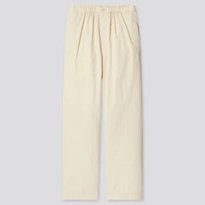 UNIQLO U Cotton Blend Pajama Pants in Natural Size Small S - Picture 1 of 5
