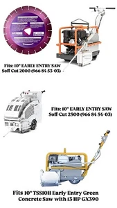 10" Soff-Cut Early Entry Diamanttrennscheibe Excel lila XL10-1000 Artikel 542756100 - Bild 1 von 16