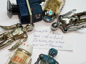 Deathstar Droid C3PO FX-7 R5D4 Droids PICK Vintage Star Wars Figures cardbacks - Picture 1 of 48