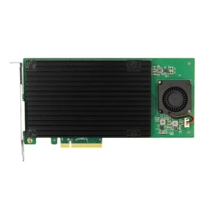 PCIe3.0 x8 to Quad-port M.2 NVMe Adapter Supports RAID 0, RAID 1, JBOD. - Picture 1 of 6