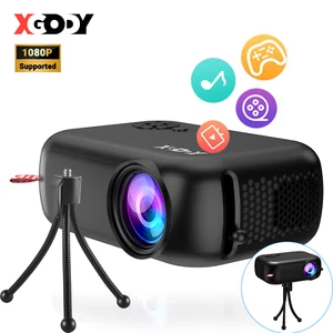 Mini projecteur portable XGODY 1080P projecteur FHD home cinéma LCD TFT Dispaly vidéo - Photo 1/26