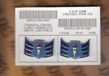 USAF AIR FORCE ROTC JROTC Cadet SGT Sergeant rank badge set shirt size A