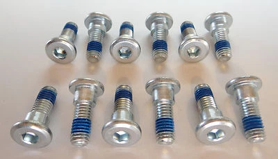 Kit de pernos de rotor de freno delantero y trasero 12 piezas 8X24 sombra 95-07 VT1100, 03-09 VTX1300 Foto 1 de 2