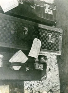 France Paris WWII War Occupation Suitcases sent to Germany Photo Nicolini 1942 - Picture 1 of 3