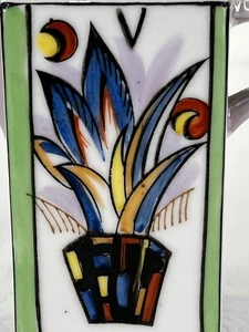 Olla de té talla niño multicolor pintada a mano hecha en Japón tiene tapa faltante - Imagen 1 de 10