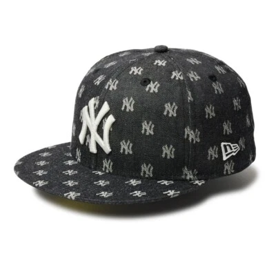 NEW ERA 59 Fifty Cap  MLB Jacquard New York Yankees Bkacj x Chrome 14388853 - Image 1 of 4