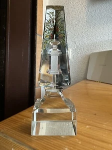 Antiker Briefbeschwerer Postament Crystal Handgeschliffen Vor 1900 - Bild 1 von 10