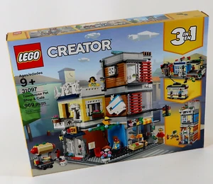 Lego Creator 31097 Townhouse Pet Shop and Cafe 3 in 1 969pcs Hot Dog Cart - Picture 1 of 18