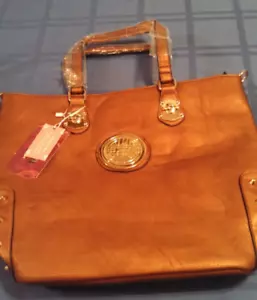 Mira Bronze Handbag Tote Bag Purse Handbag NWT - Picture 1 of 11