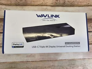 WAVLINK 15-in-1 USB C Docking Station 4K Triple Display 100W Charging 3 HDMI 2DP - Picture 1 of 9