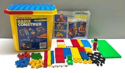 Fisher Price Basix Construx 6430 1988 incompleto Foto 1 de 4