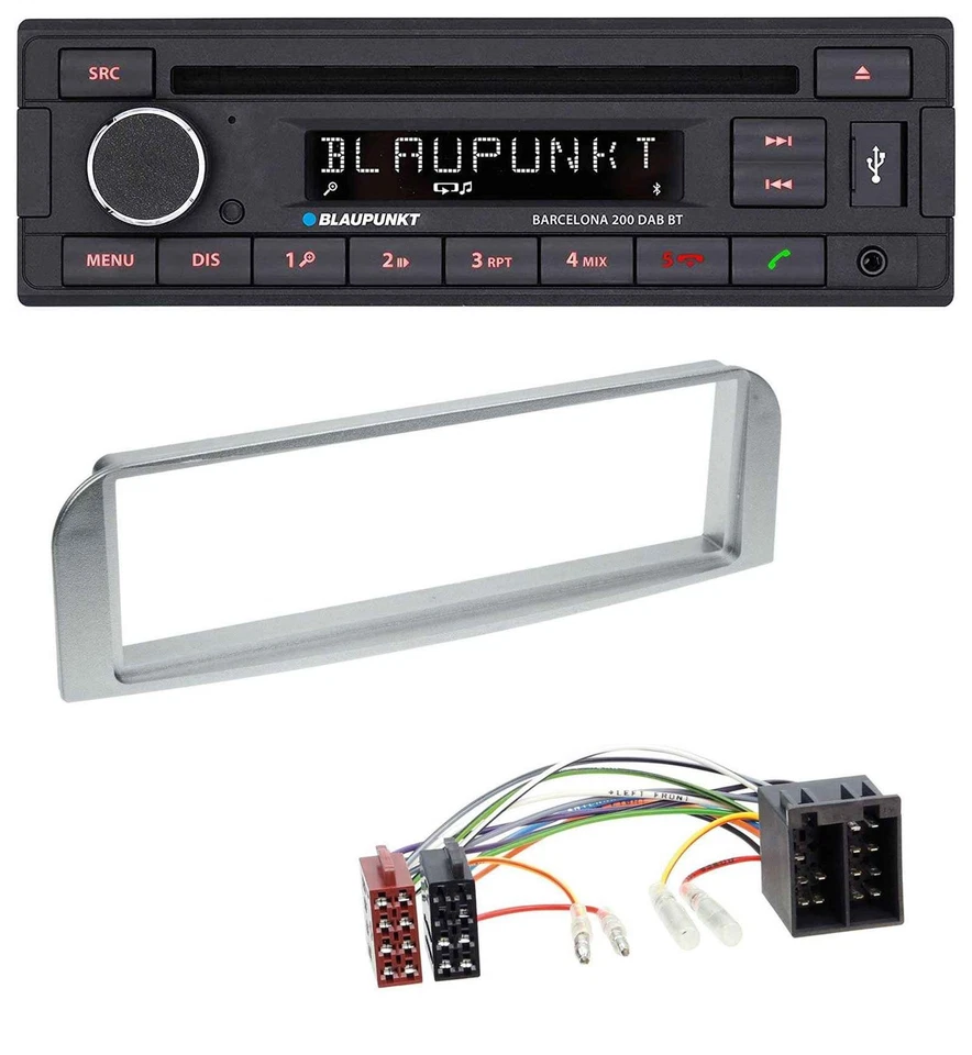 Blaupunkt USB DAB CD Bluetooth MP3 Autoradio für Alfa Romeo 147, GT - silbergrau - Bild 1 von 4