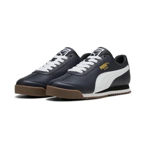 UK 4 PUMA Roma 24 estándar blanco y negro nuevo en caja precio de venta sugerido por el fabricante 75 GBP - Imagen 1 de 6