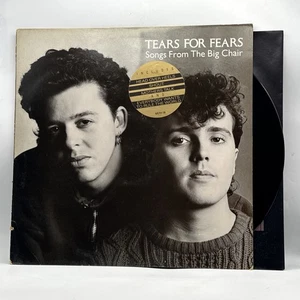 Tears For Fears - Songs From The Big Chair - 1985 UK 1st Press (EX) HYPE Sticker - Picture 1 of 9