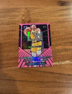 Luka Doncic 2024-25 Panini Obsidian Atomic Initials „Ld“ Pink Flood /49 NRMT+ - Bild 1 von 2