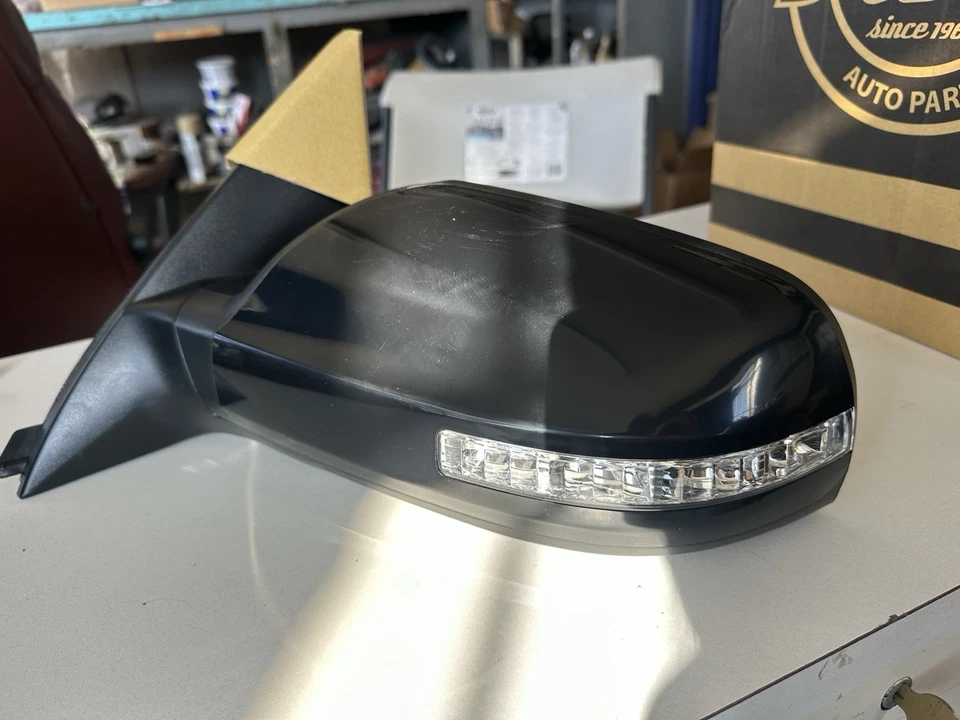 Espejo retrovisor lateral del conductor Nissan Altima 2007-2012 con intermitente negro térmico sedán 4 puertas Foto 1 de 1