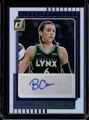 2025 Donruss WNBA Bridget Carleton Signature Series RC Auto #SS-BC Lynx - Image 1 of 2